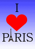 I &hearts; Paris et sa tour embl&eacute;matique